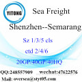 Transporte marítimo del puerto de Shenzhen que envía a Semarang